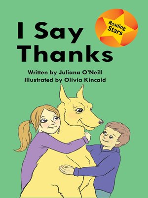 cover image of I Say Thanks